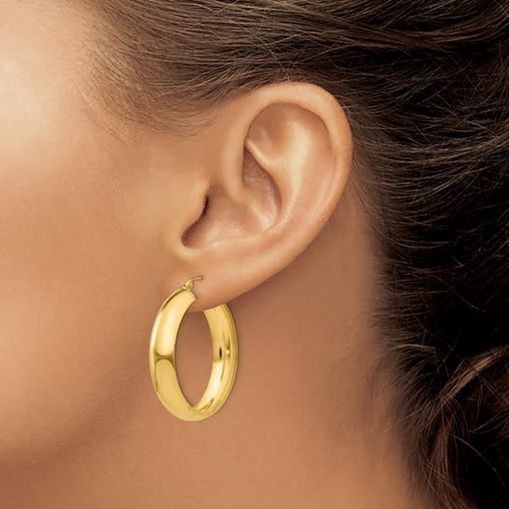 QUALITY GOLD OF CINCINNATI INC 10K 18x6.75mm Hoops