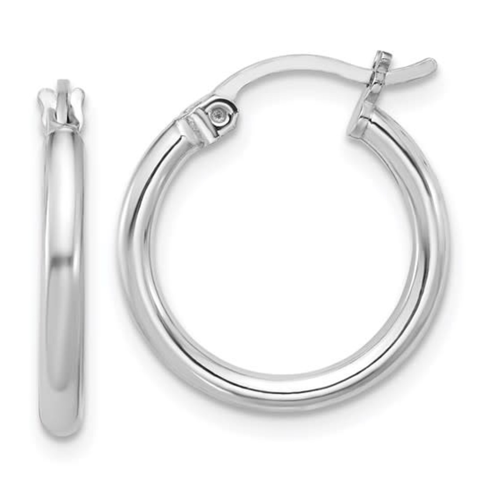 QUALITY GOLD OF CINCINNATI INC Sterling Silver 2x17mm Hoops
