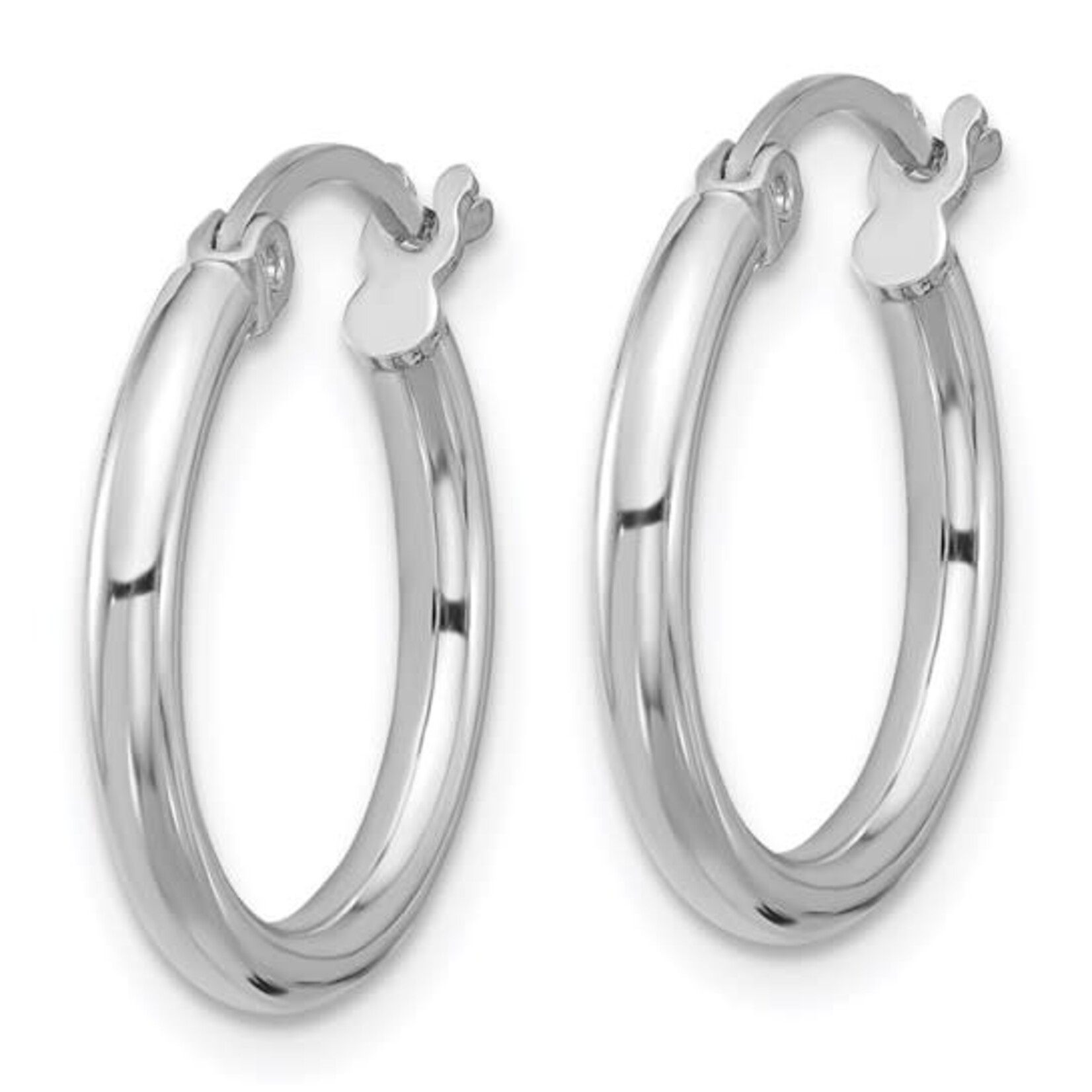 QUALITY GOLD OF CINCINNATI INC Sterling Silver 2x17mm Hoops