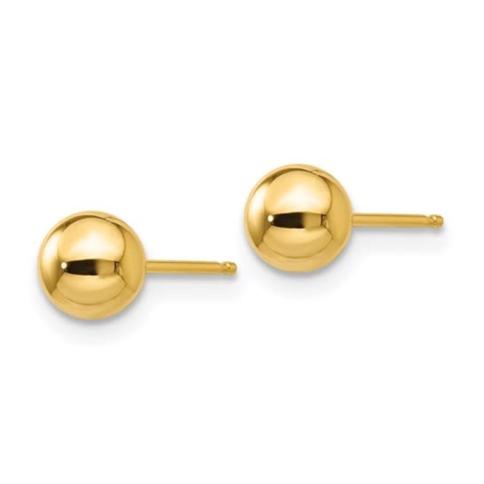 QUALITY GOLD OF CINCINNATI INC 14K 5mm Ball Earrings