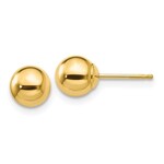 QUALITY GOLD OF CINCINNATI INC 14K 6mm Ball Earrings