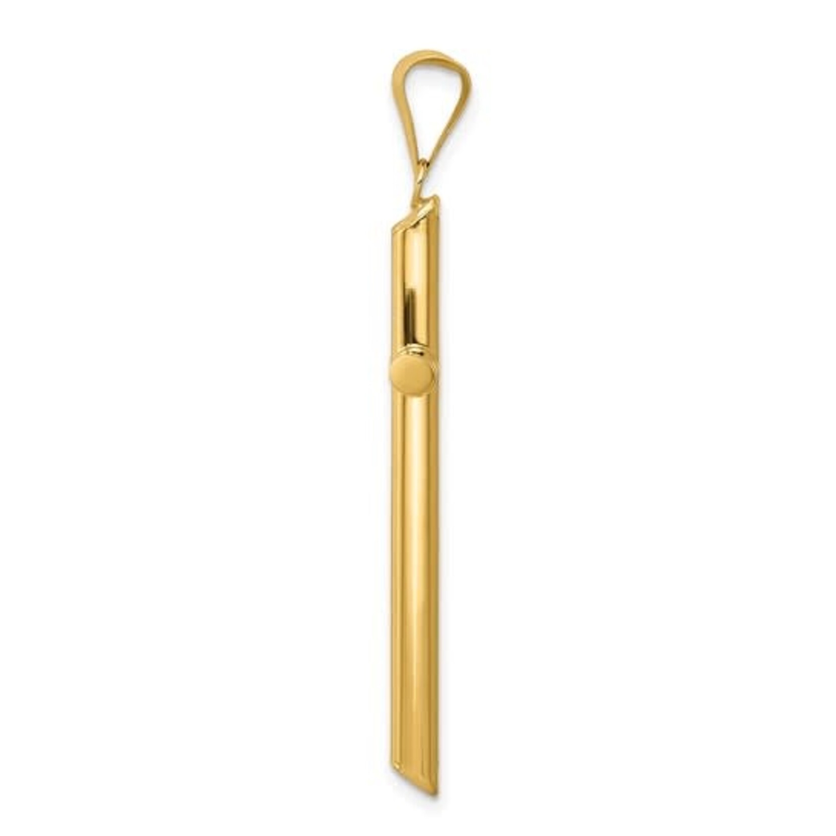 QUALITY GOLD OF CINCINNATI INC 14K Polished Tube Cross