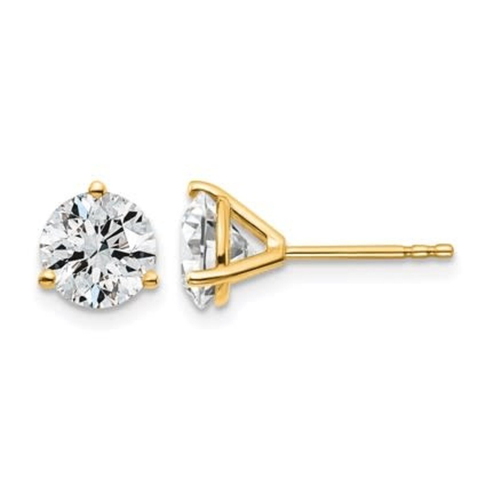 ROBINETTE JEWELERS 14K Lab Grown Diamond Earrings 2.02 ct tw