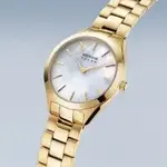 BERING Bering Yell  Ladies Solar MOP 50M WR Sapphire Crystal Watch