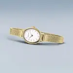 BERING Bering Yell, White Dial, Mesh Band, 30 M WR, Sapphire Crystal Watch