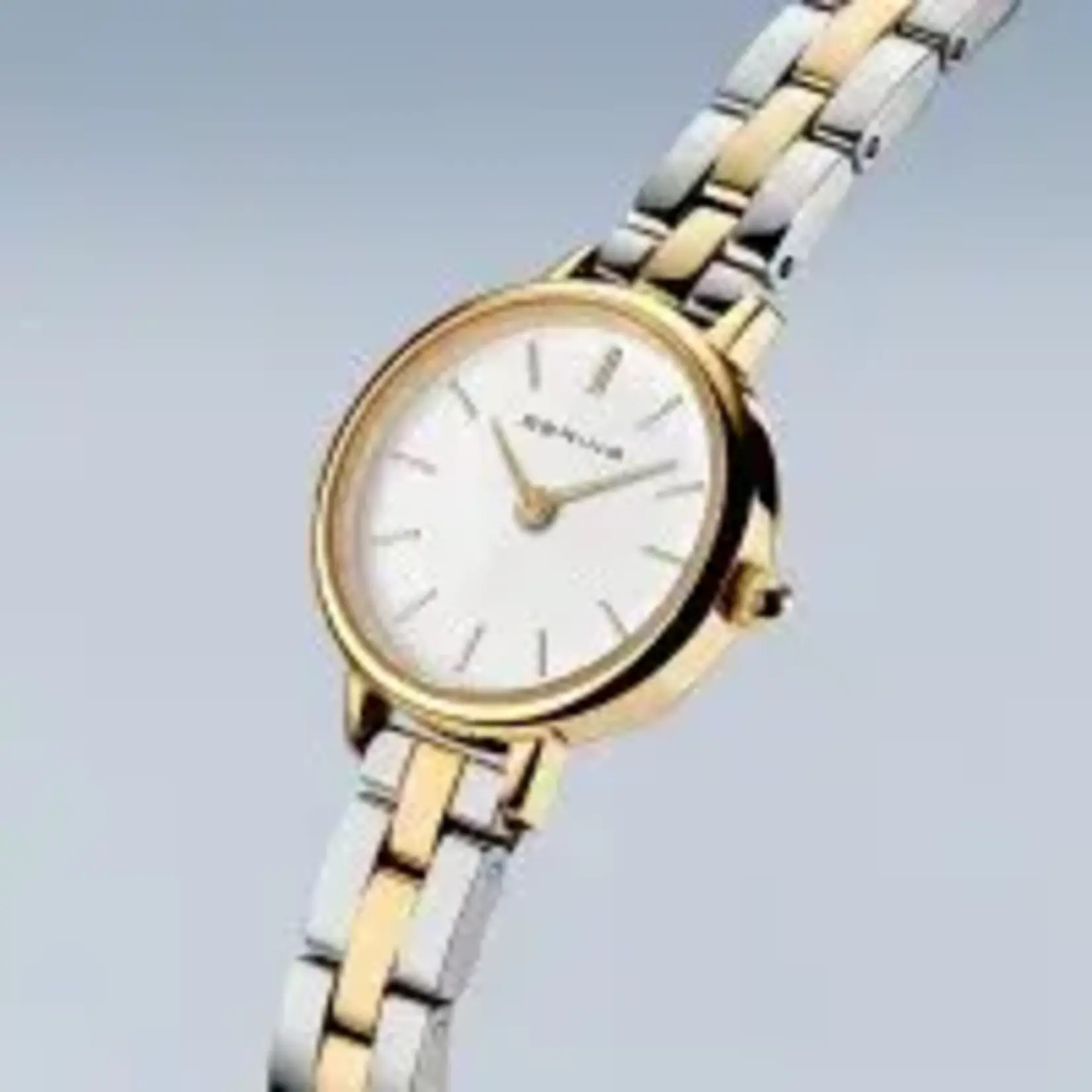BERING Bering Ladies TT WR 3 ATM Stainless, Sapphire Crystal, White Dial Watch