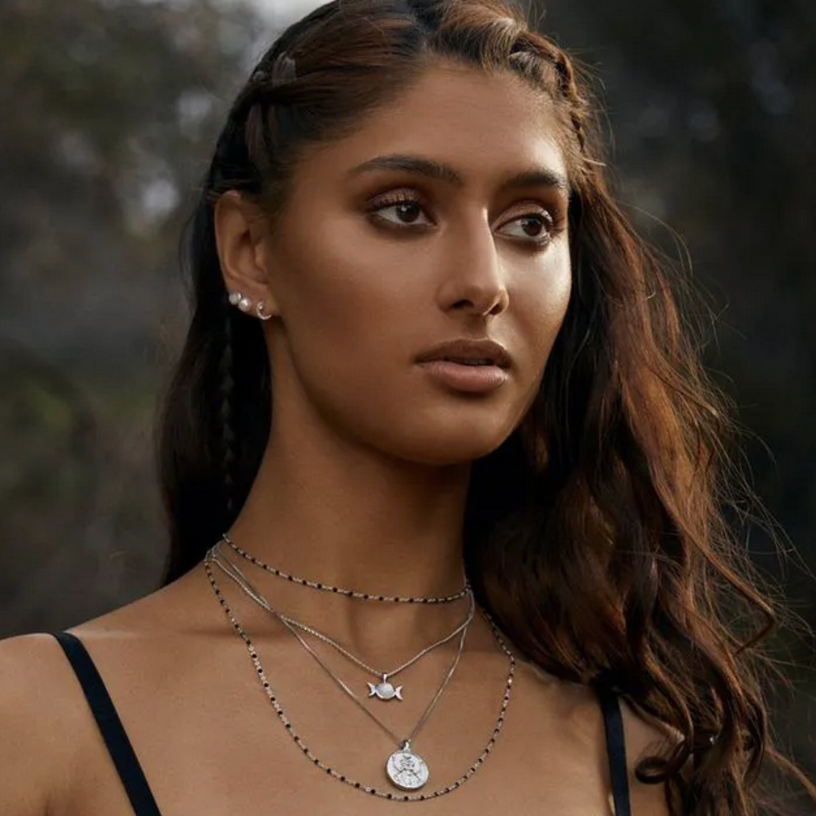 Mini Triple Moon · Pendant ·