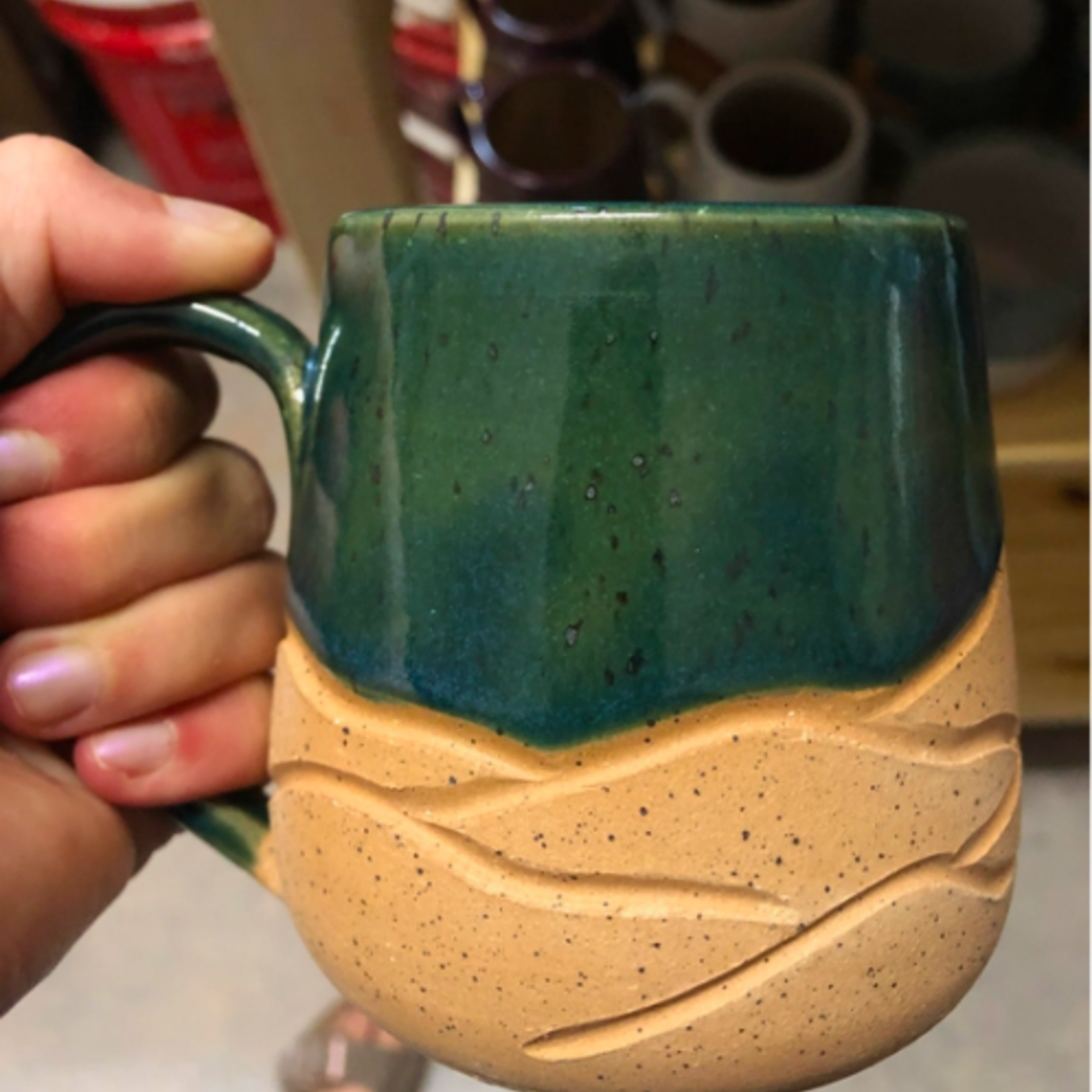 Mountain Mug in Oribe Green