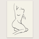 Female Form 03 Art Print