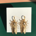 Aerow Cicada Huggie Hoop Earrings