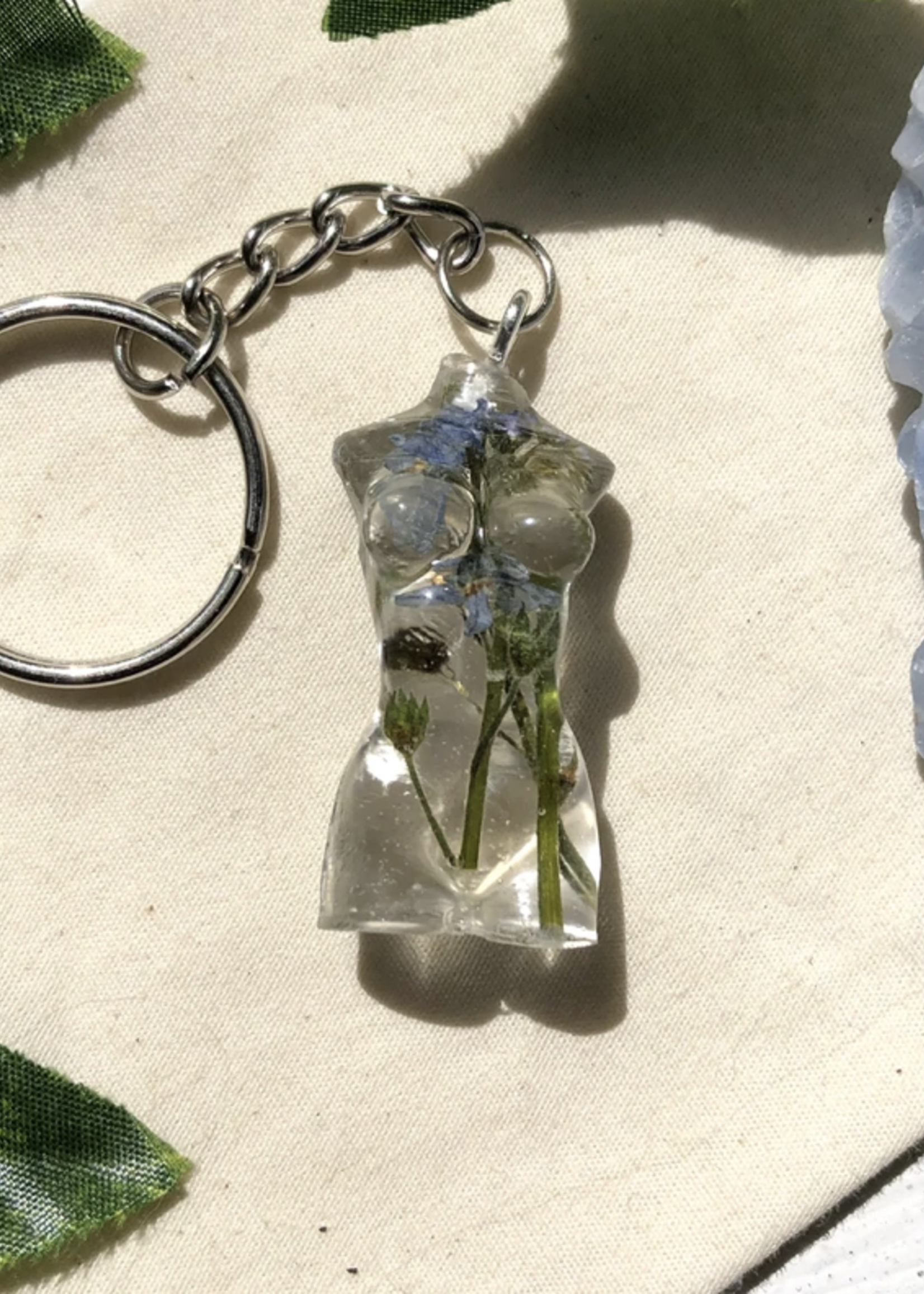 Goddess Keychains: Forget me Nots