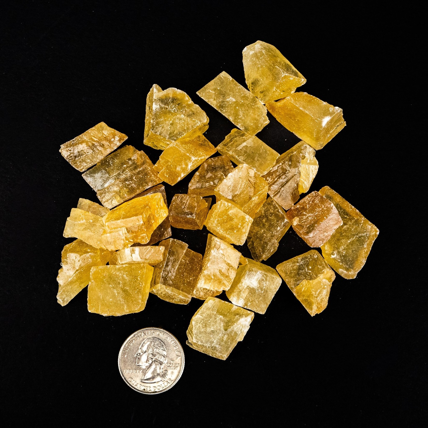 Golden ("Honey/ Citrine") Calcite | Rough | Mexico