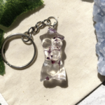Shopmichii Goddess Keychains: Purple Baby's Breath