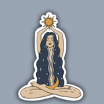 Sun/Moon Witch Sticker