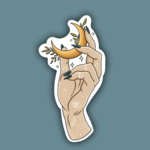 Sun Moon Witch Hand | Sticker