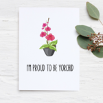 *I'm Proud to be Your Child Card