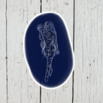 Sorry Not Sorry Witch Standing Goddess Sticker