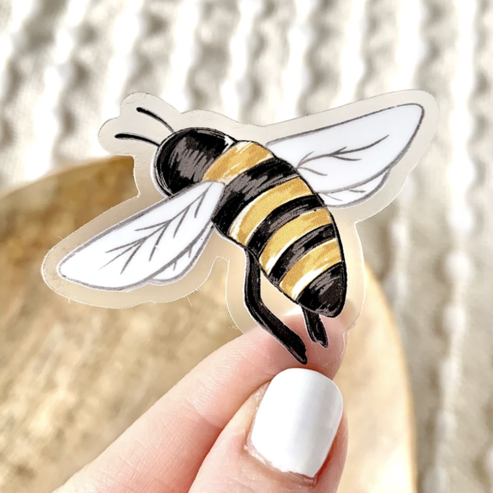 Clear Honey Bee | Sticker