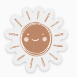 Clear Mini Sun | Sticker