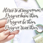 Here's to Strong Women | Sticker