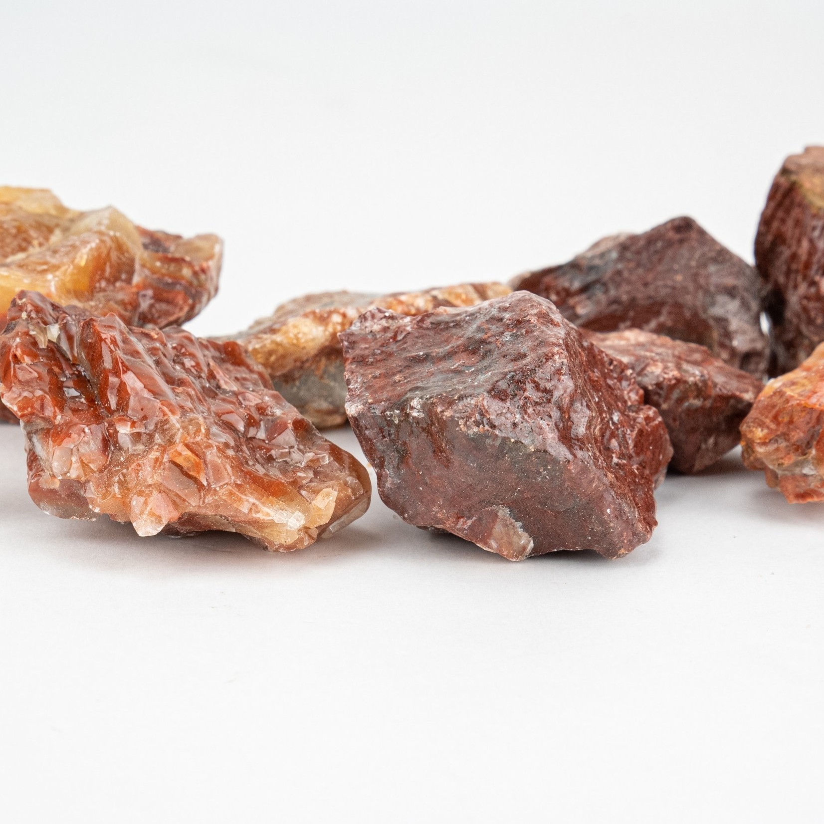 "Blood" Red Calcite | Rough | 1.5-2.25" | Mexico