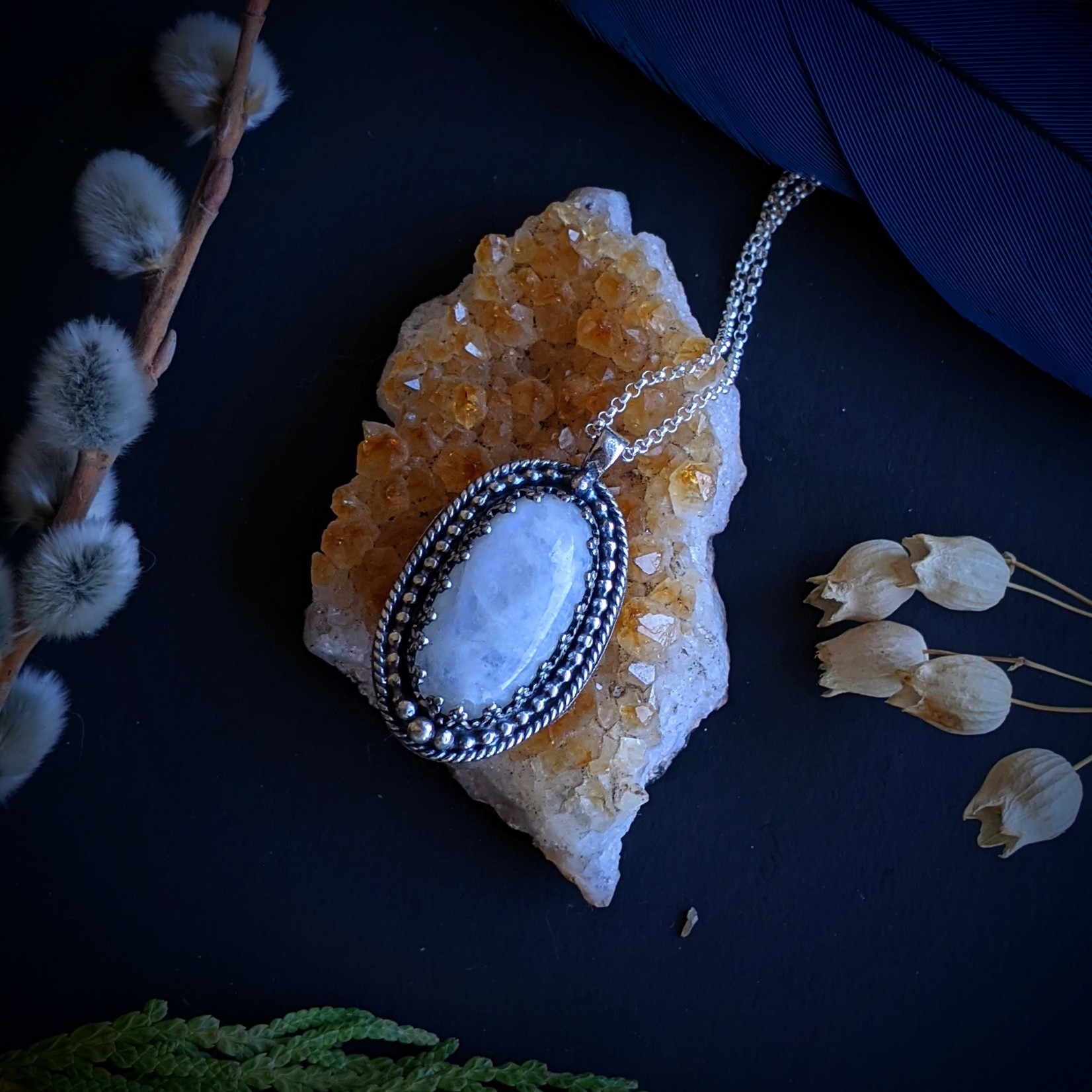 WBW Moonstone Oval Necklace