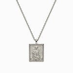Awe Inspired *Lilith Tablet Necklace Silver