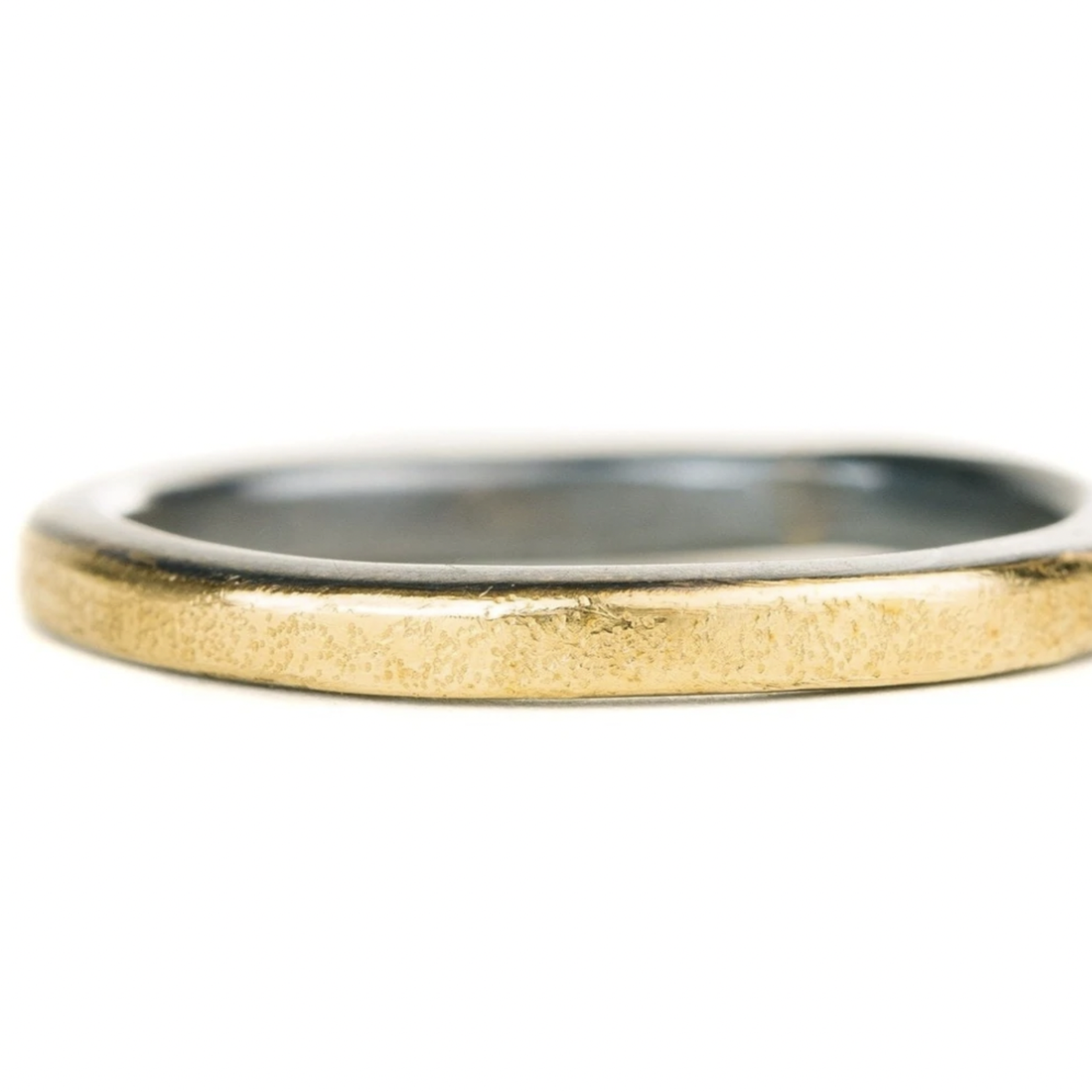 Black & Gold Stacker Ring