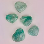 Amazonite | Polished Heart | 30-40mm | Madagascar