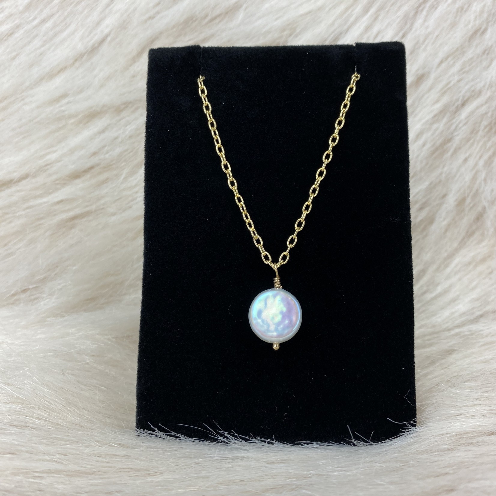Bia Goddess Coin Pearl Necklace