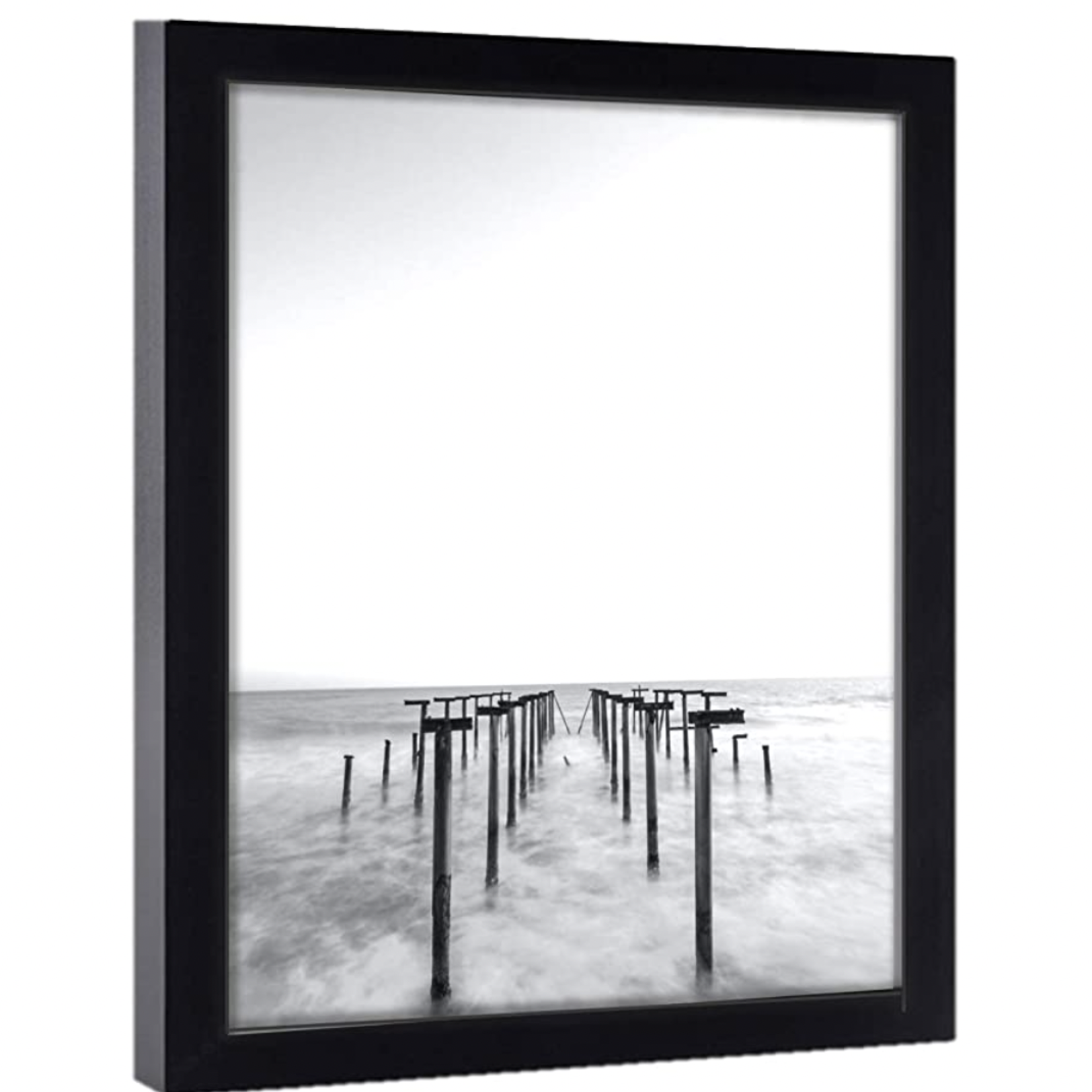 *Solid Wood Picture Frame 11x 14 - Black