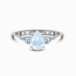 Lania Moonstone Ring · Sterling Silver