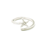 Splendid Iris Adjustable Starfish Ring