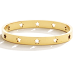 Splendid Iris Gold Star Hinged Bracelet