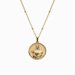 *Mini Persephone 16-18" Box Chain Necklace · 14K Gold Vermeil