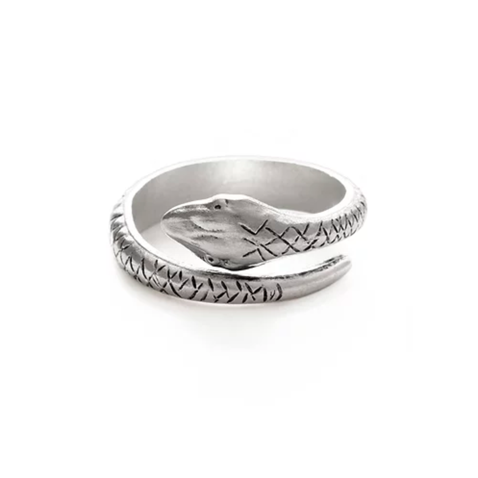 Ophidian Ring · Silver Plated