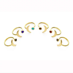*Luna Carnelian Ring · Brass · Adjustable