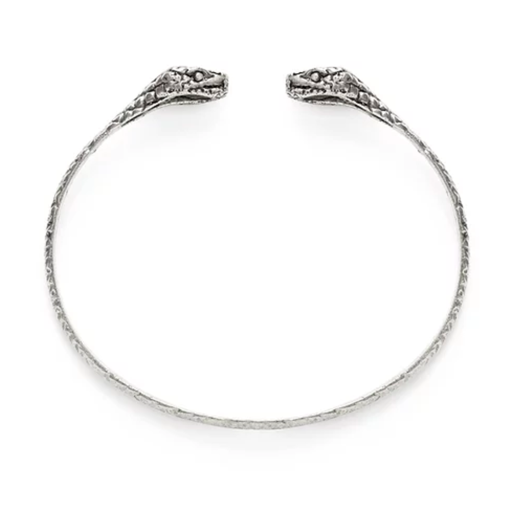 Ophidian Cuff Bracelet · Silver Plated