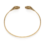 Mind's Eye Design Ophidian Cuff Bracelet - Gold