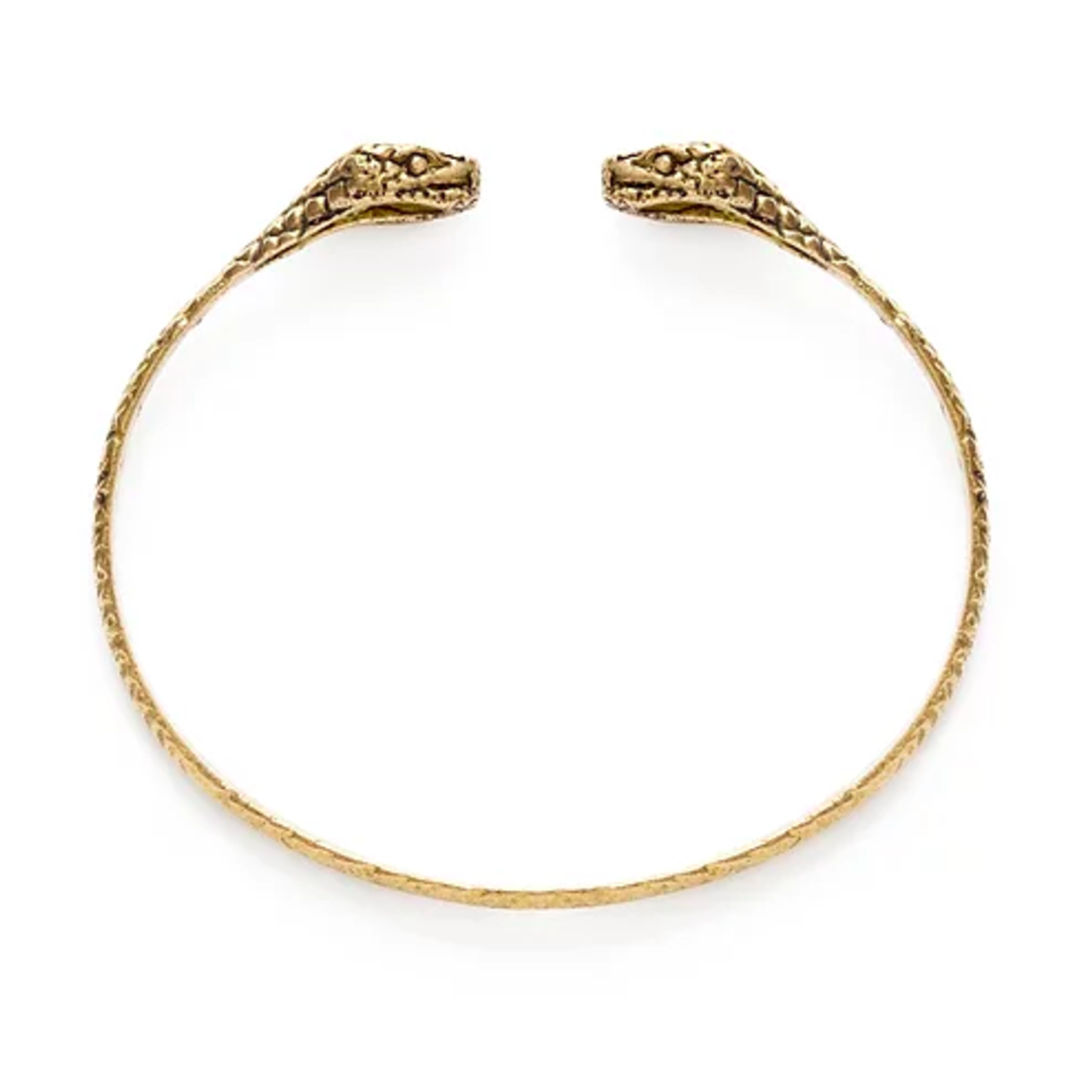 Ophidian Cuff Bracelet · Gold Plated