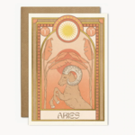 *Aries Zodiac Card