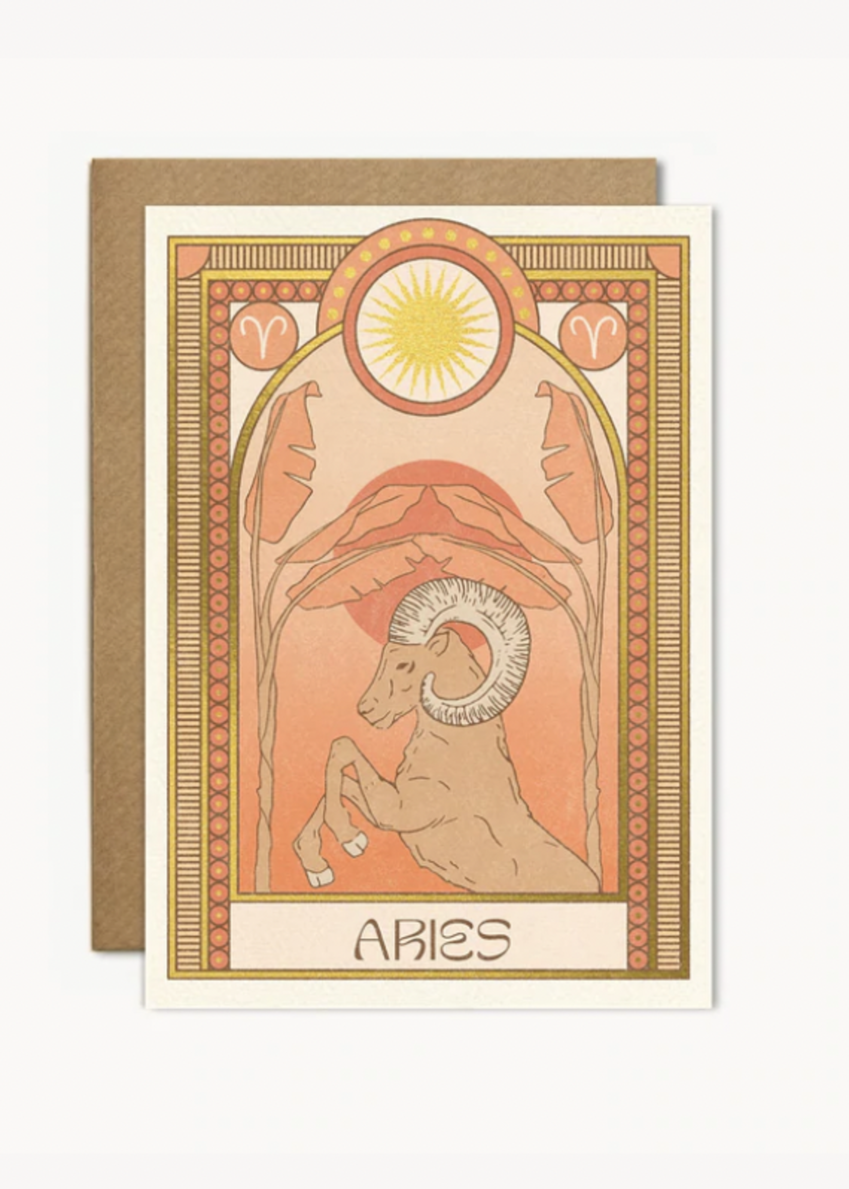 *Aries Zodiac Card