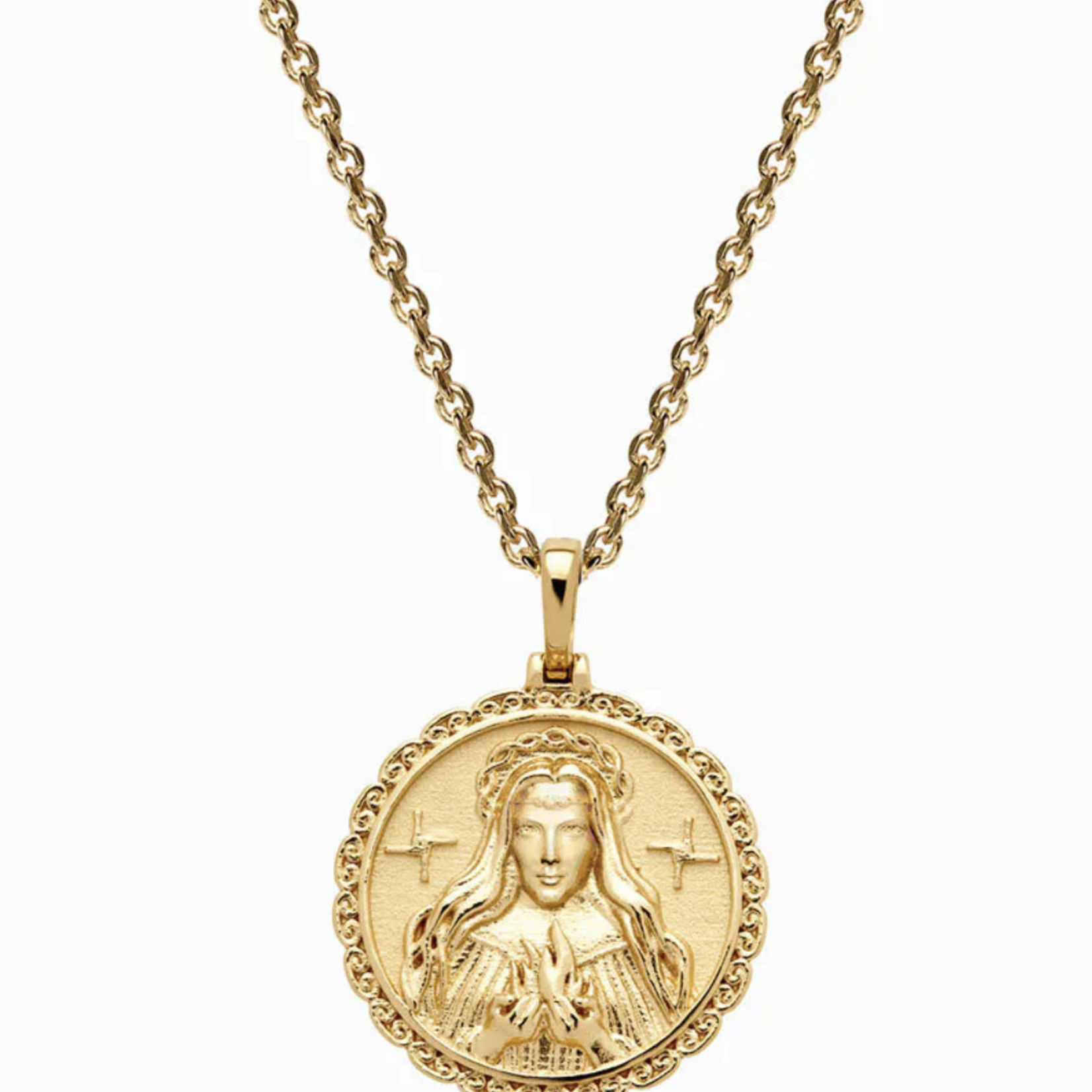 *Brigid · Standard Pendant · 14K Gold Vermeil
