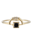Black Diamond Arch Ring - Size 7