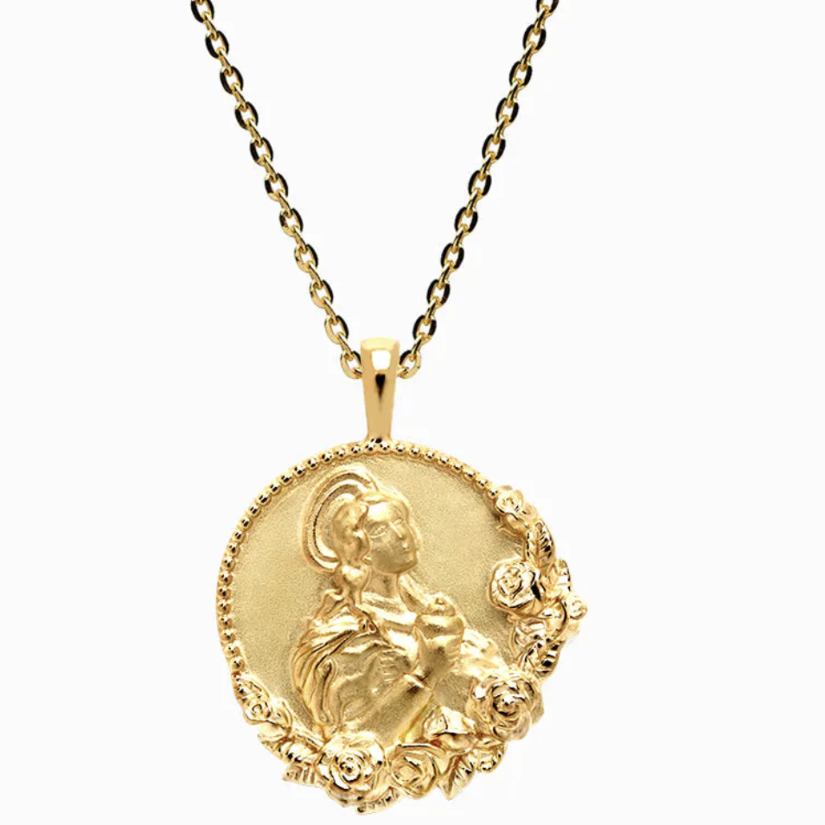 mary magdalene necklace gold