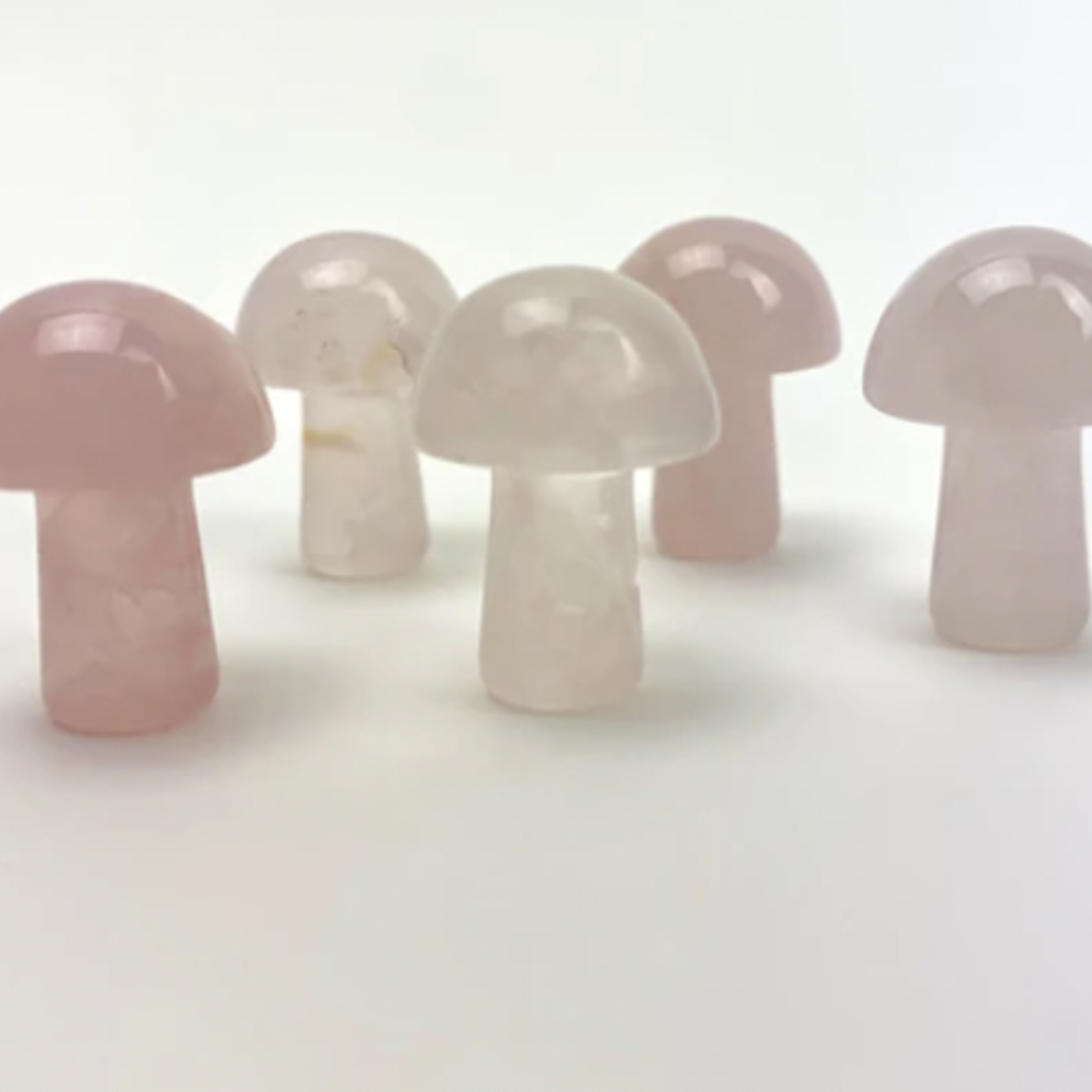 Mini Magic Mushroom | 20mm | Rose Quartz