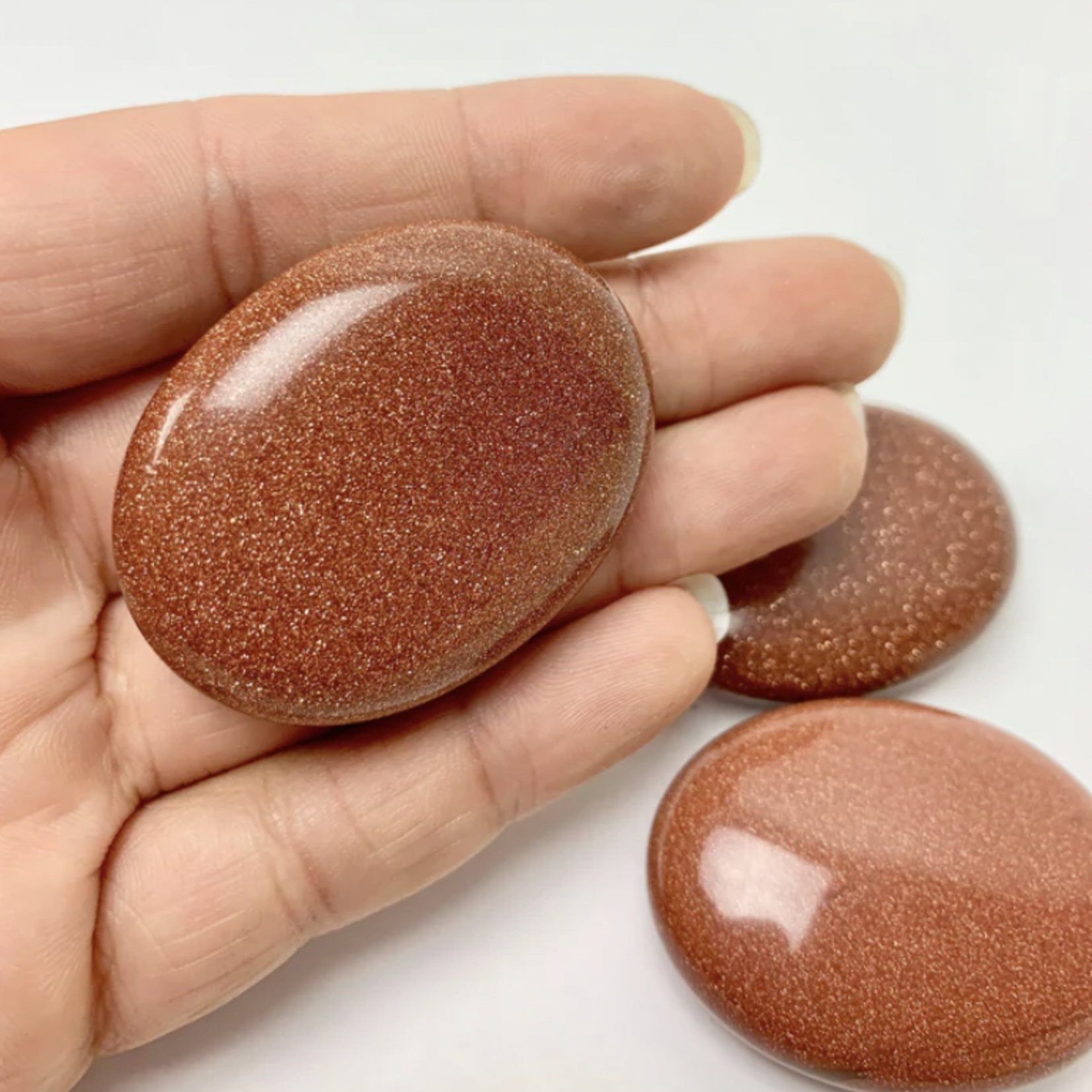 Goldstone | Palm Stone