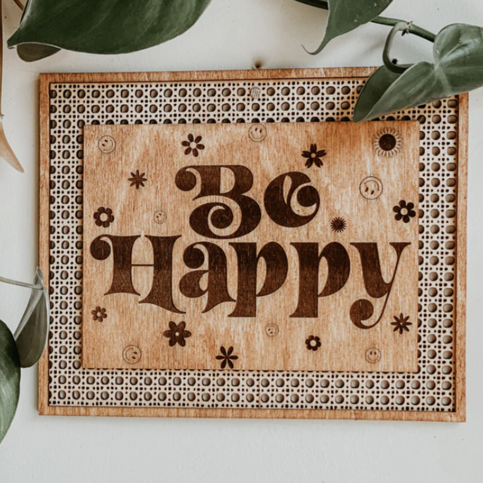 Be Happy Wall Hanging