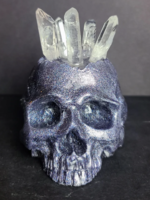 Holographic Skull Ring Holder - Purple