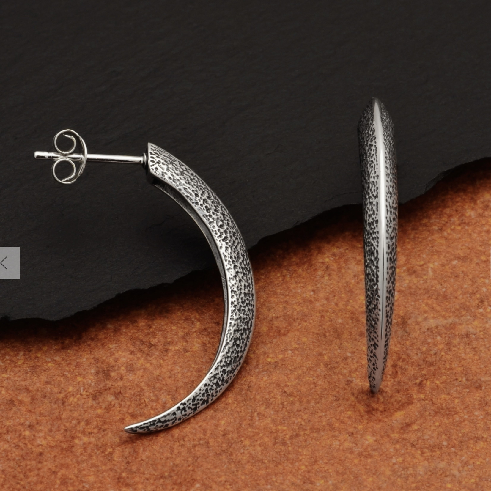 *Long Talon Post Earrings · Silver